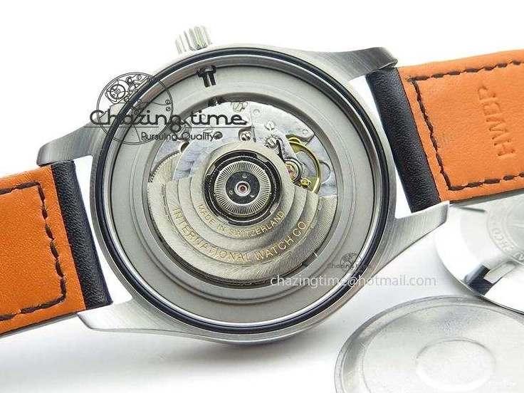 MIROTIME 0116 Fashionable Mark XVIII IW327002 V6F Best Edition White Dial On Black Leather Strap A 7312